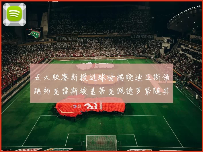 五大联赛新援进球榜揭晓迪亚斯领跑约克雷斯埃基蒂克佩德罗紧随其后