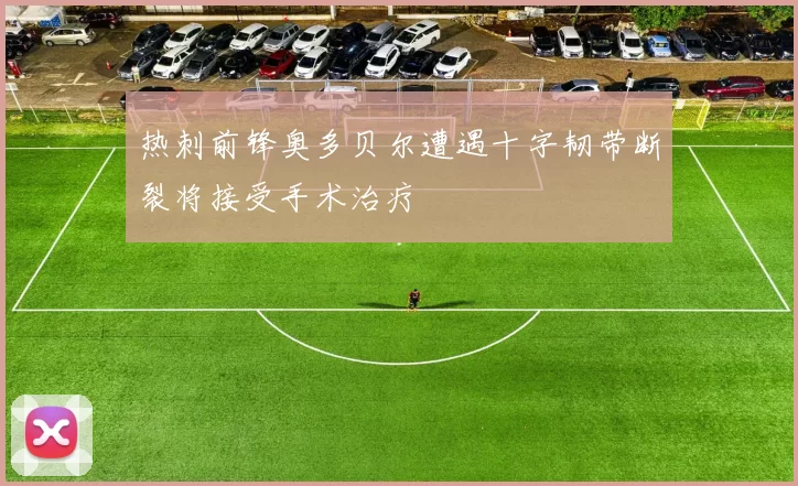 热刺前锋奥多贝尔遭遇十字韧带断裂将接受手术治疗